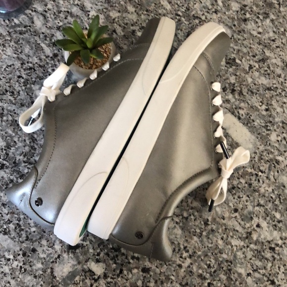 NewREVERE Limoges LEATHER LACE-UP Shoes Slate Peacock NWOB - Picture 5 of 10